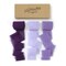 Silk Ribbon Fringe 1-1/2 inch x 16.5 Yard Handmade Ribbons 3 Rolls for Gift Wrapping, Wedding Invitations, Bridal Bouquets, Crafts, Flower Bouquet (Purple)